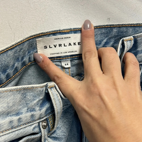 SLVRLKE Beatnik High Rise Slim Ankle Jean In Crosby - Picture 6 of 9